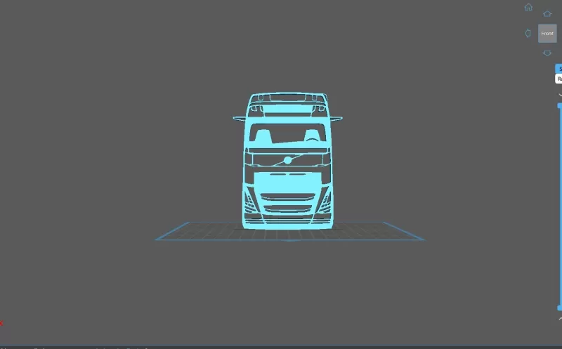 Truck - Volvo FH16 Wall Art - Model preview 2