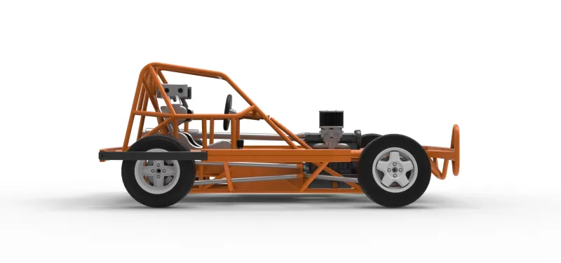 BriSCA Formula 2 Stock Car Base Scale 1:25 - Model preview 22