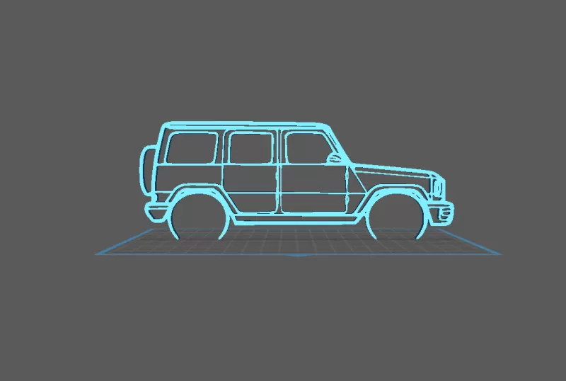 Mercedes - AMG G63 Wall Art - Model preview 2