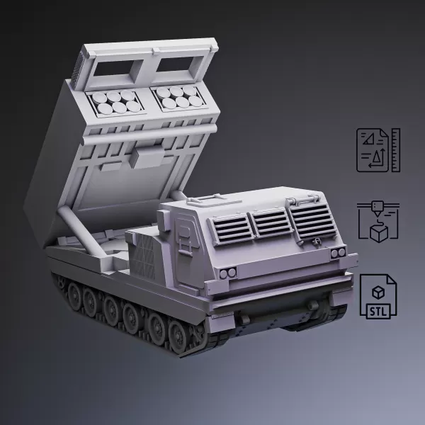 M270 MLRS Rocket System #RoZ - Model preview 5