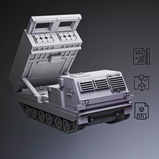 M270 MLRS Rocket System #RoZ - Model thumbnail 5
