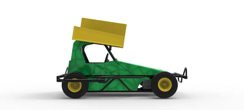 BriSCA Micro Formula 2 Stock Car Scale 1:16 - Model preview 21