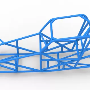 Frame for Sprint car Version 2 Scale 1:25 - Model thumbnail 7