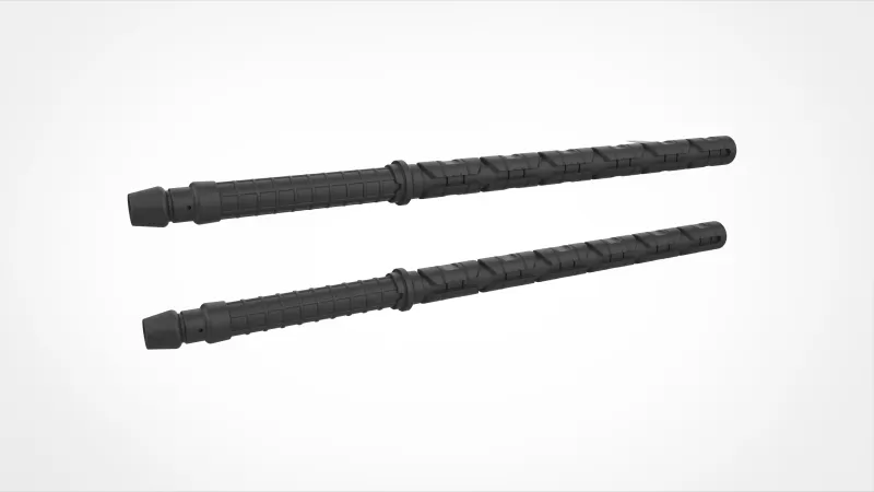 Yelena Belova Combat Batons from the Thunderbolts* 2025 - Model preview 7