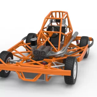 BriSCA Formula 2 Stock Car Base Scale 1:25 - Model thumbnail 5