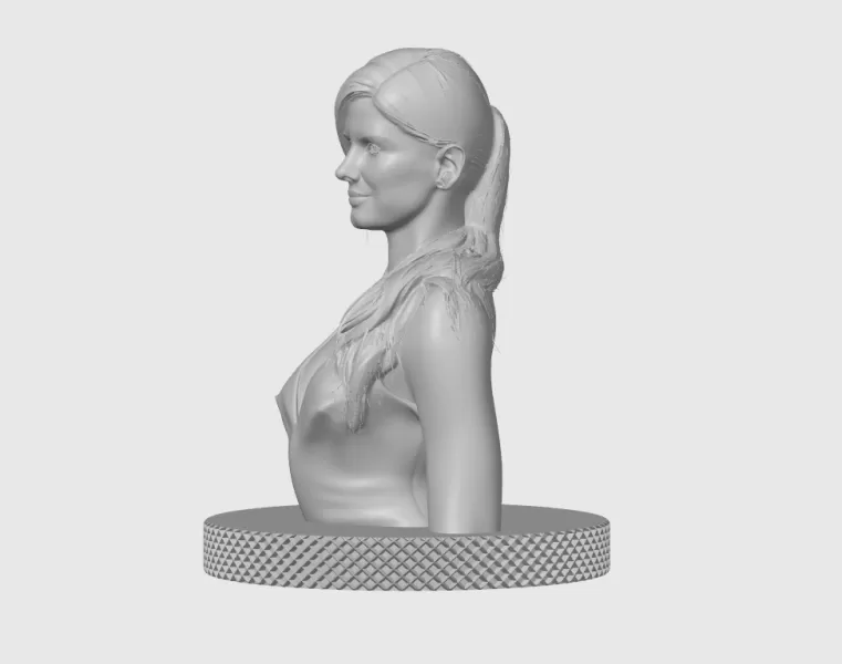 Sandra Bullock 3D Bust Print - Model preview 6