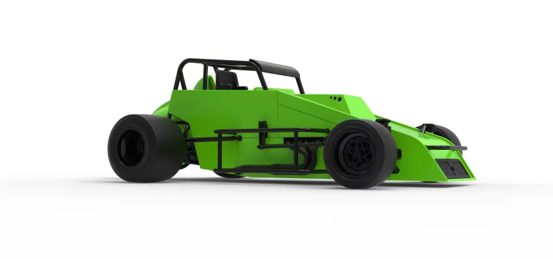 Pavement Silver Crown Car Version 3 Scale 1:25 - Model preview 25