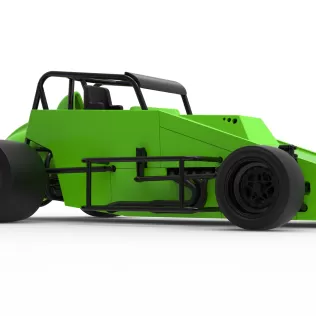 Pavement Silver Crown Car Version 3 Scale 1:25 - Model thumbnail 25