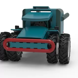 Racing Combine Harvester Version 2 Scale 1:25 - Model thumbnail 5
