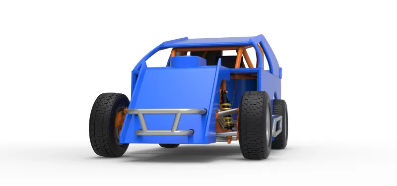 Mod Lite Race car Scale 1:25 - Model preview 6