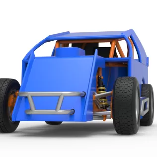 Mod Lite Race car Scale 1:25 - Model thumbnail 6