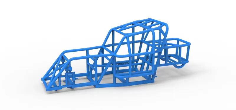 Frame of Mod Lite Race car Scale 1:25 - Model preview 1