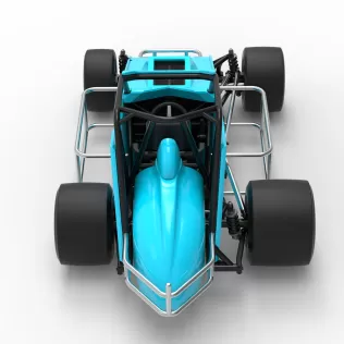 Pavement Sprint car Version 2 Scale 1:25 - Model thumbnail 17