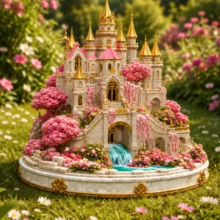 Blossom Crown Castle STL File for 3D Print - Model thumbnail 2