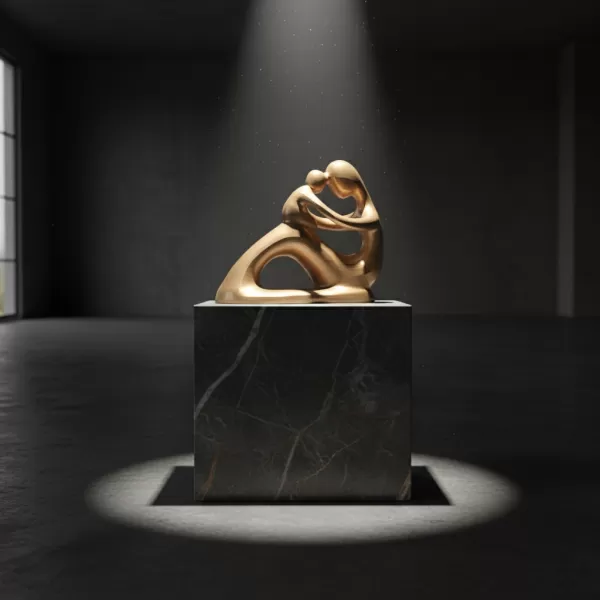 Mother’s Day Sculpture, 3D Mother and Child Decor, Mother's Day - Model preview 3