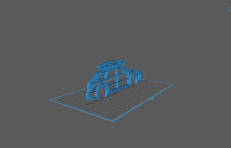 Audi - RS6 coffre de toit Wall Art - Model preview 1