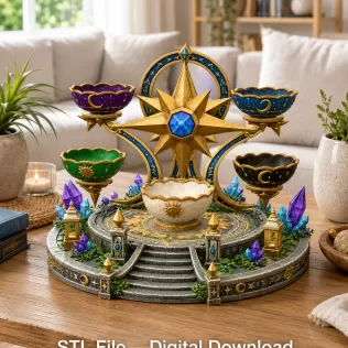 Astral Constellation Offering Sanctuary STL File for 3D Print - Model thumbnail 6