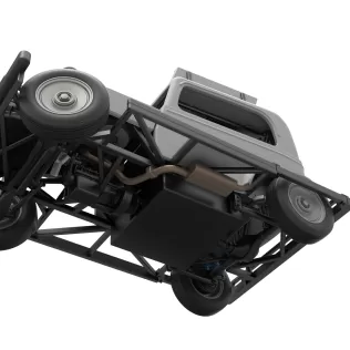 New Zealand Ministock car while turning Scale 1:25 - Model thumbnail 3