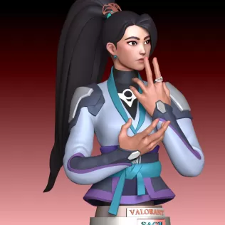 Sage Bust FanArt - Model thumbnail 4