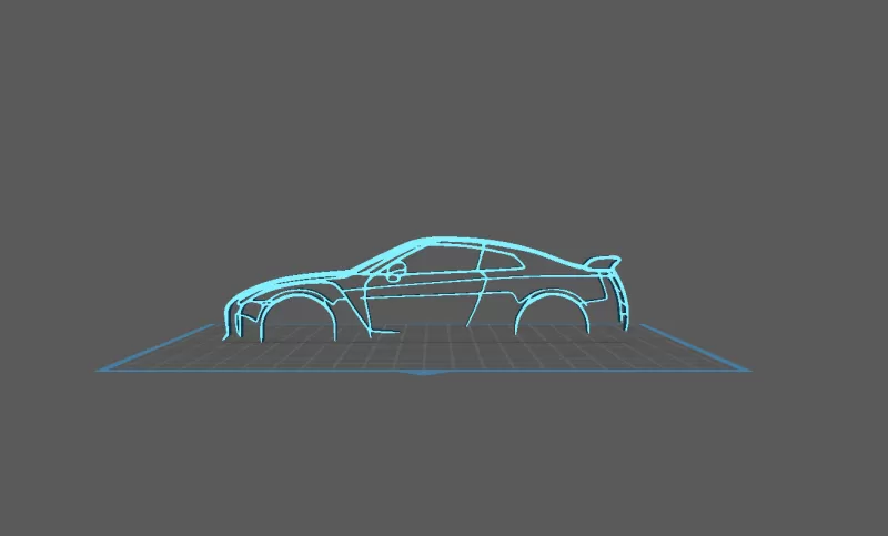 Nissan - GTR Wall Art - Model preview 2