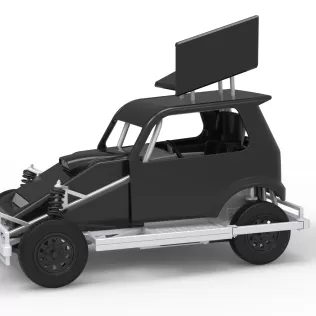 New Zealand Ministock car Version 3 Scale 1:25