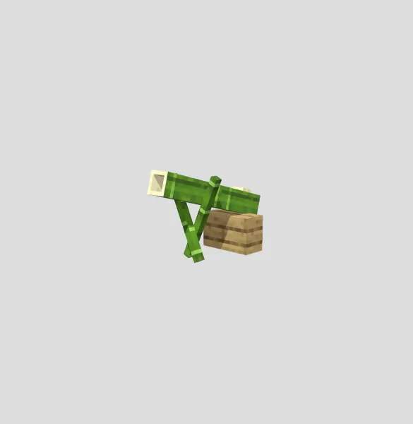 Free Bamboo Cannon Meriam Bambu - Model preview 1