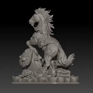 Zodiac Horse - Model thumbnail 3
