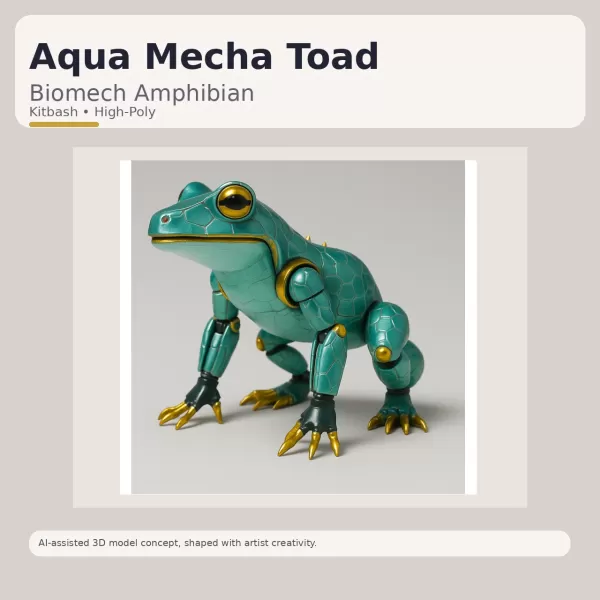 Creature Forge Pack – Fantasy & Sci-Fi Creature Collection - Model preview 2