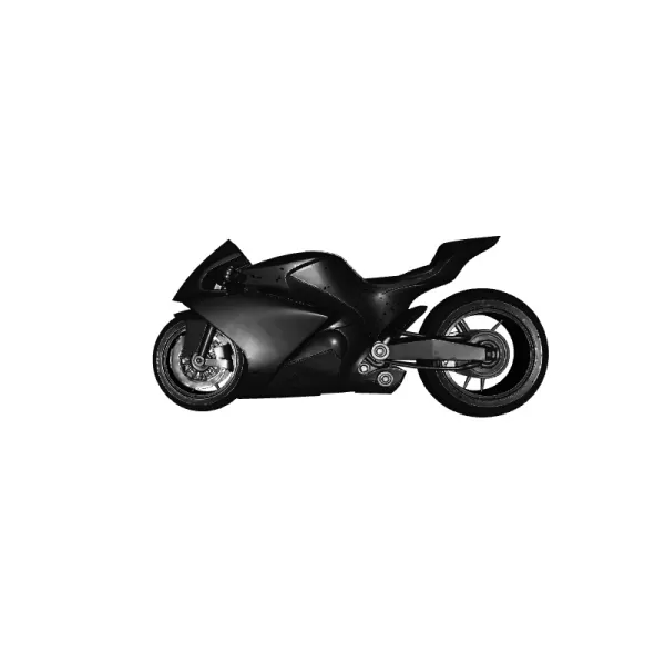 Motorcycle Bike Toy Model Design STL Files - Model preview 3