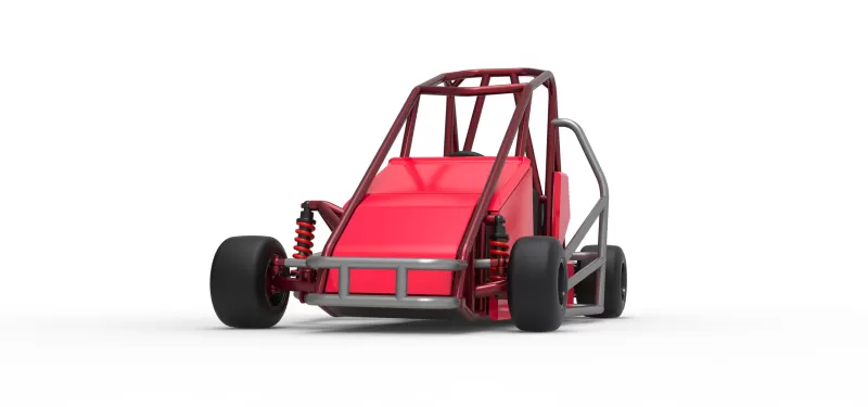 Quarter Midget Scale 1:16 - Model preview 6