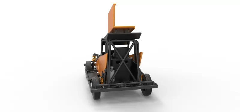 New Zealand Ministock car Version 2 Scale 1:25 - Model preview 14