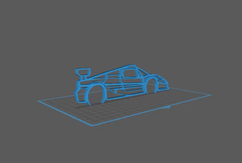 Ferrari - F50 GT Wall Art - Model preview 1