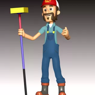 Farmer Al Fan Art - Model thumbnail 3