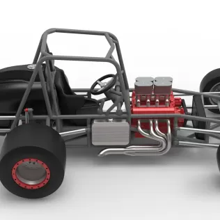 Vintage Pavement Silver Crown Car Base Scale 1:25 - Model thumbnail 23