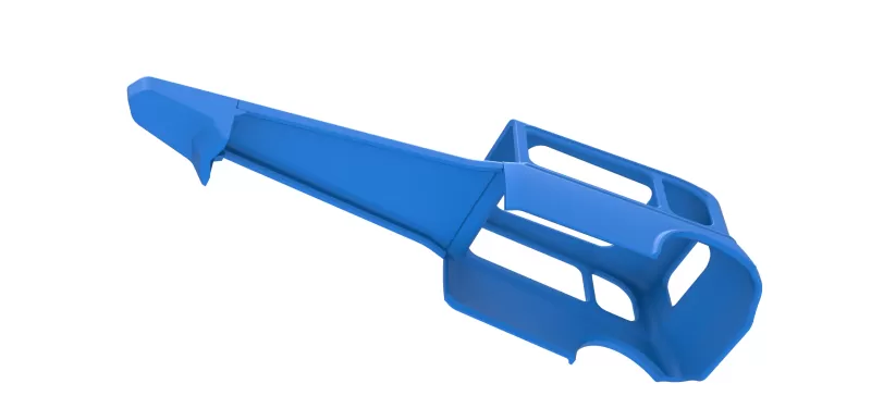 Shell of Vintage Supermodified stock car Version 4 Scale 1:25 - Model preview 3