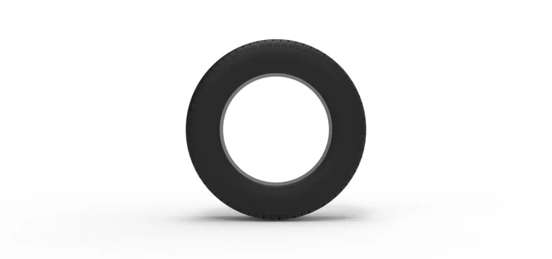 Race tire 10 Scale 1:25 - Model preview 5