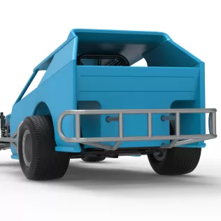 Vintage Dirt Modified stock car Version 8 Scale 1:25 - Model thumbnail 15