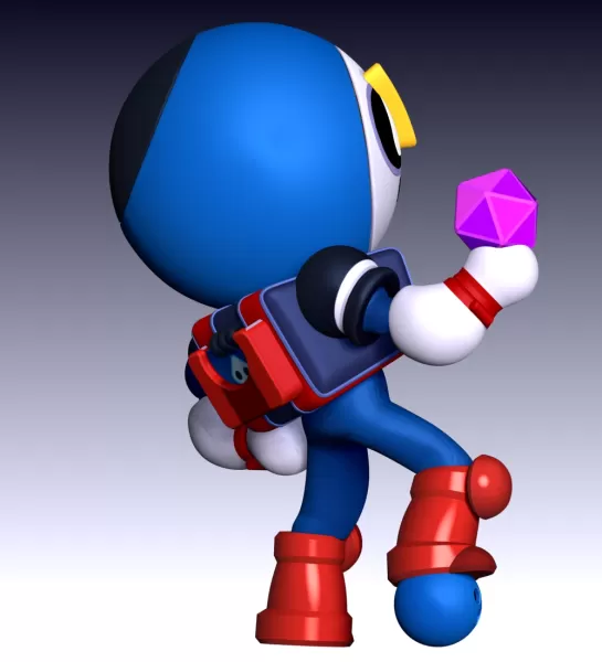 Meeple Brawl Stars Fan Art - Model preview 8