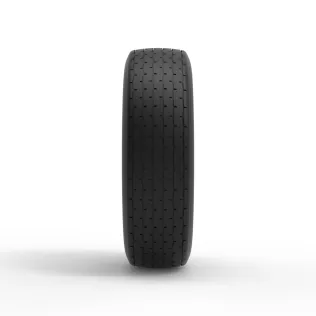 Front wheel of old school dragster Version 7 Scale 1:25 - Model thumbnail 4