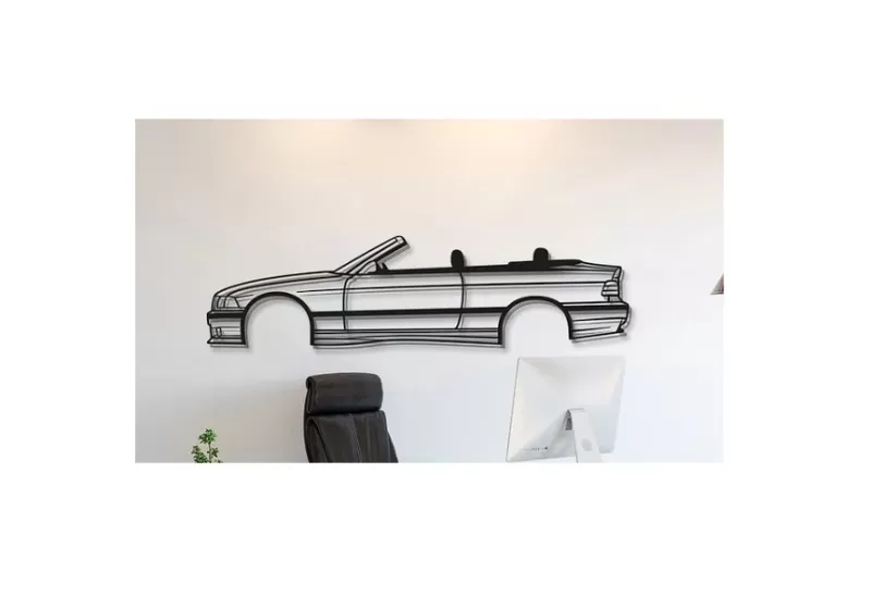 BMW - E36 Cabriolet Wall Art - Model preview 1