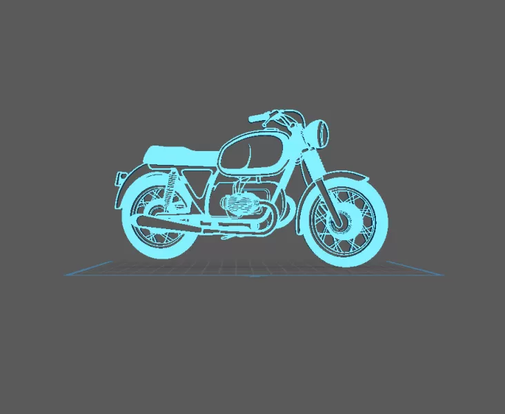 BMW - R90S Wall Art - Model preview 2