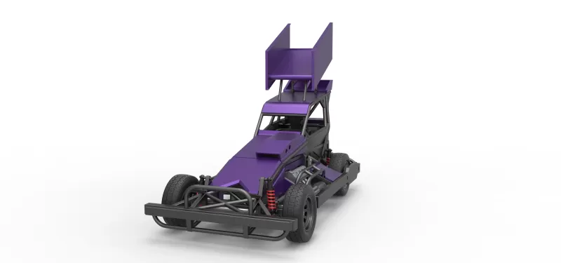 New Zealand Superstock car Version 4 Scale 1:25 - Model preview 5