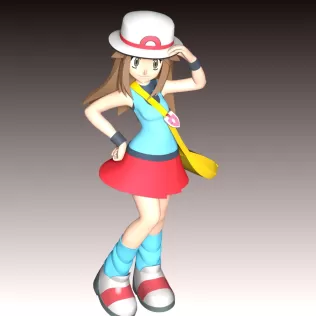 Leaf - Pokemon - Model thumbnail 6