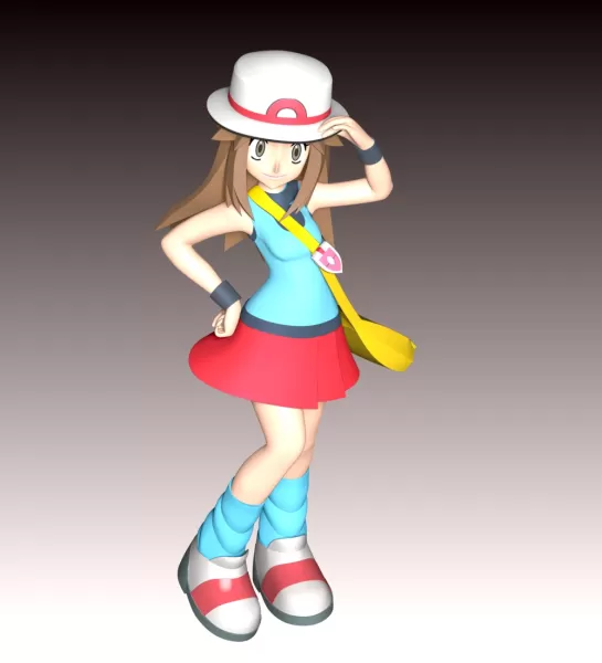 Leaf - Pokemon - Model preview 6