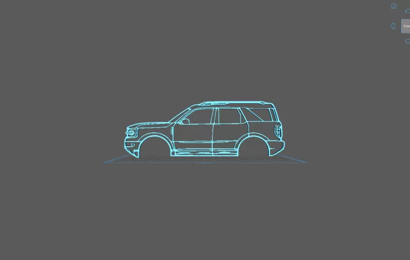 Ford - Bronco Sport 2021 Wall Art - Model preview 1