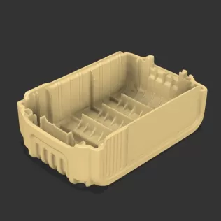 DeWALT 18V 5Ah Battery 3D Scan STL for 3d print - Model thumbnail 2