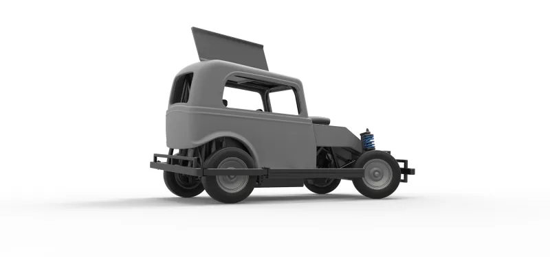 New Zealand Ministock car while turning Scale 1:25 - Model preview 21