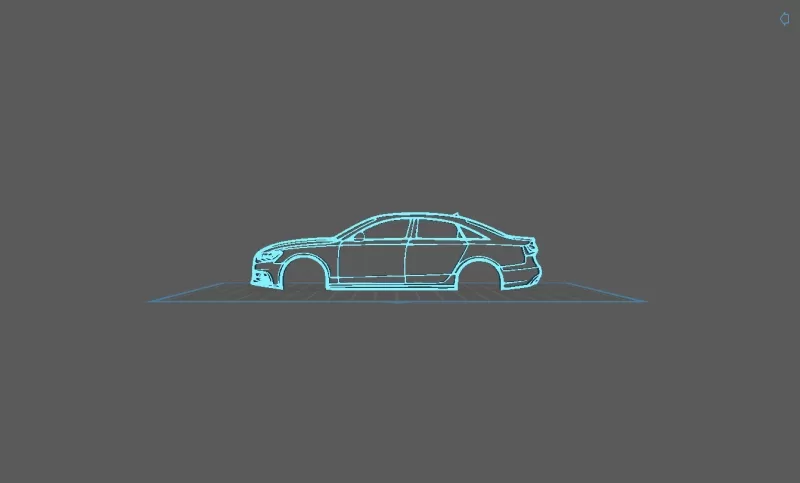 Audi - A6 2012 Wall Art - Model preview 1
