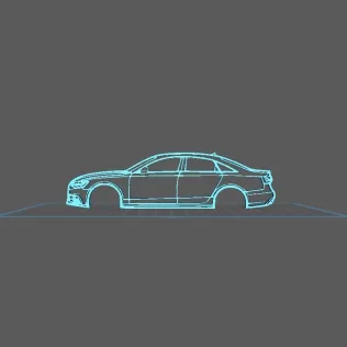 Audi - A6 2012 Wall Art