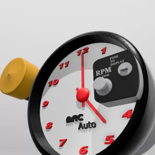 Tachometer Clock - Model thumbnail 3